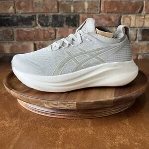 ASICS Gel-Nimbus 27 Women's 6.5 Gray Birch Max Cushion Running Shoes Sneakers